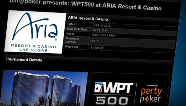 An affordable tournament offered by Aria for everyday poker players