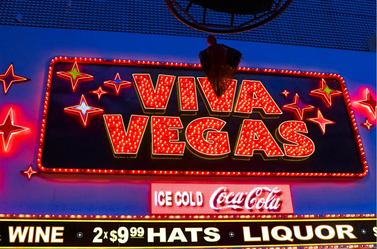 Viva Vegas sign Downtown Vegas