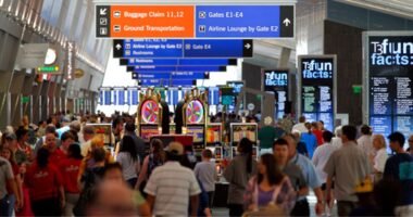 The airport slot machines in Las Vegas hit revenue milestone