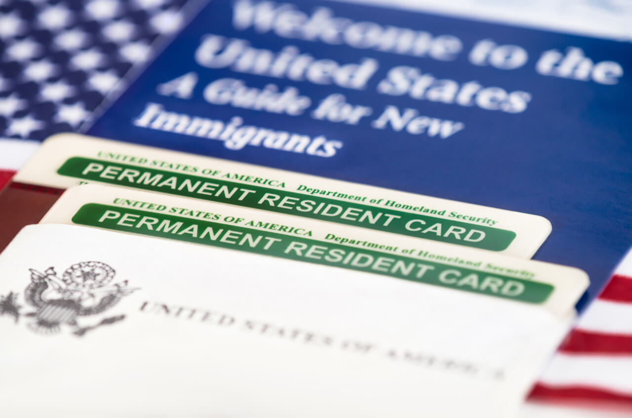 permanent US resident card