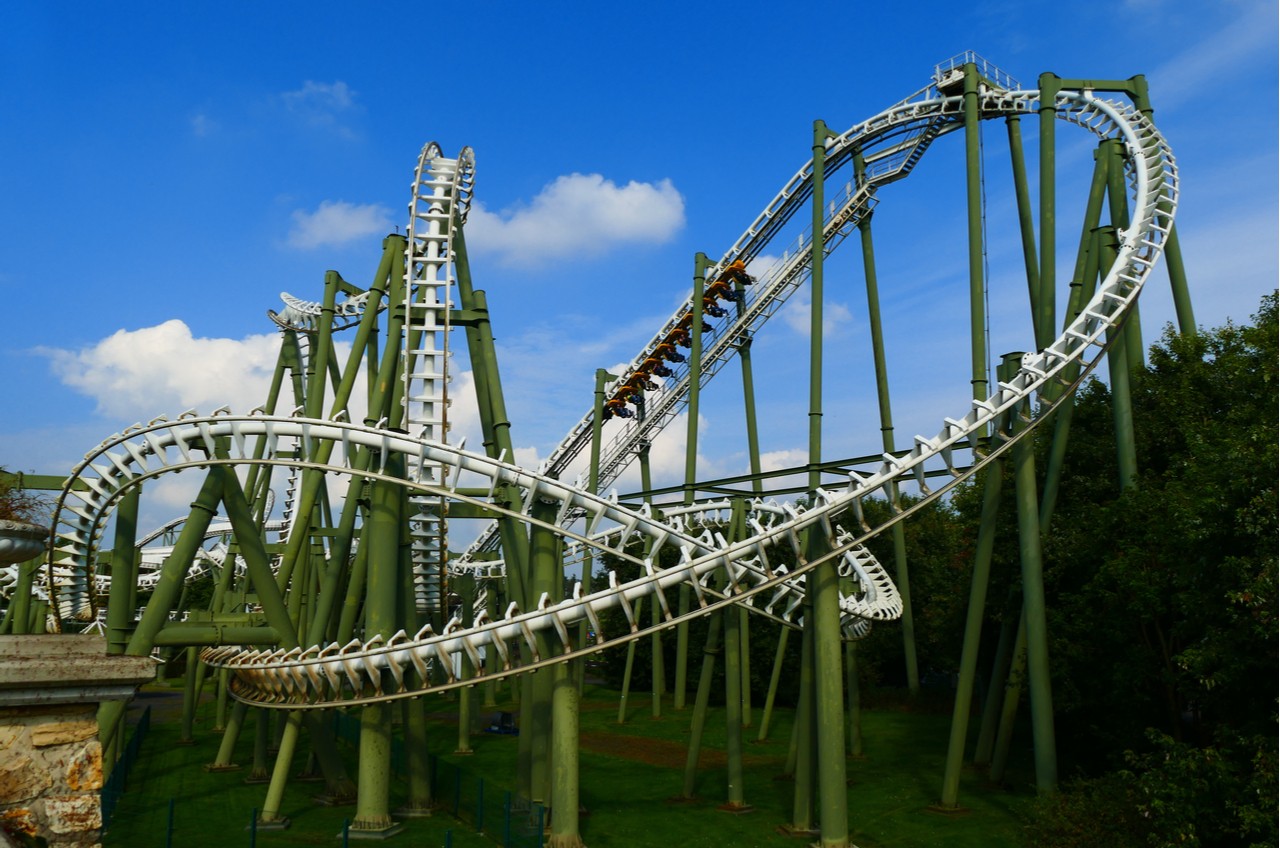 Green roller coaster