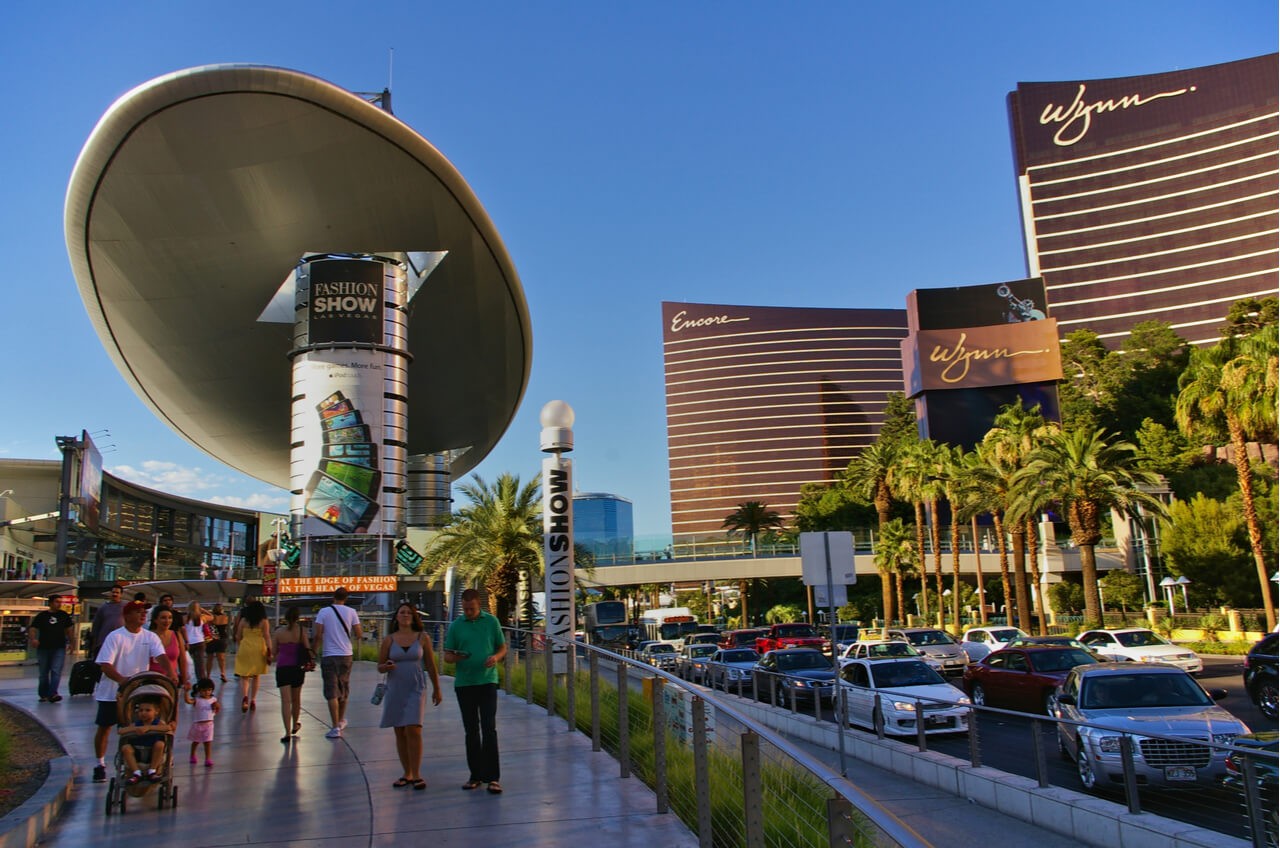 Fashion Show mall and Wynn Casino