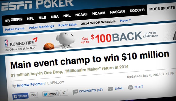 ESPN WSOP Main Event airs the weekend at 9pm