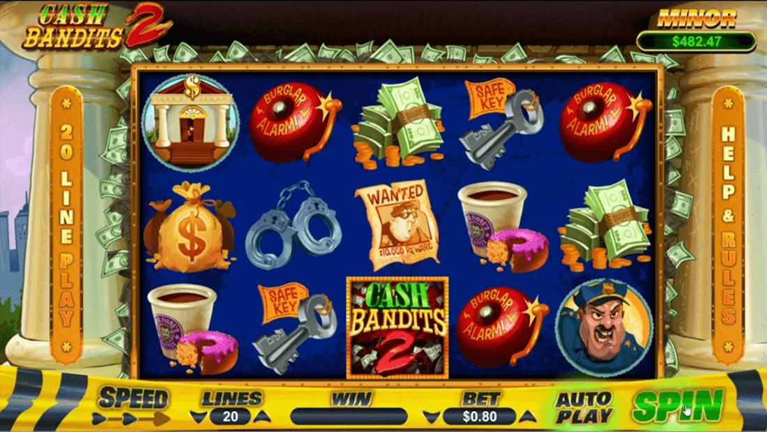 Cash Bandits 2 Game Play