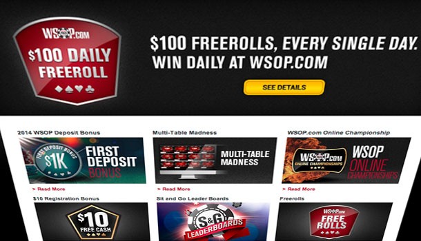 Free Poker Money WSOP Online Regulated Promos